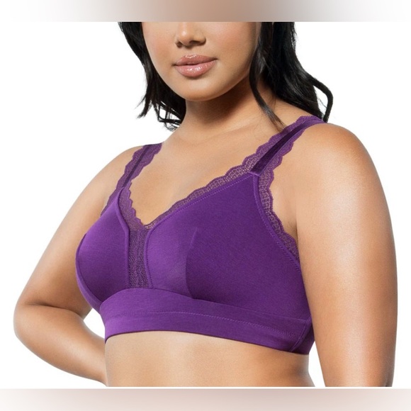 DALIS WIRE FREE BRALETTE - AMETHYST 36D, never worn - Picture 3 of 5